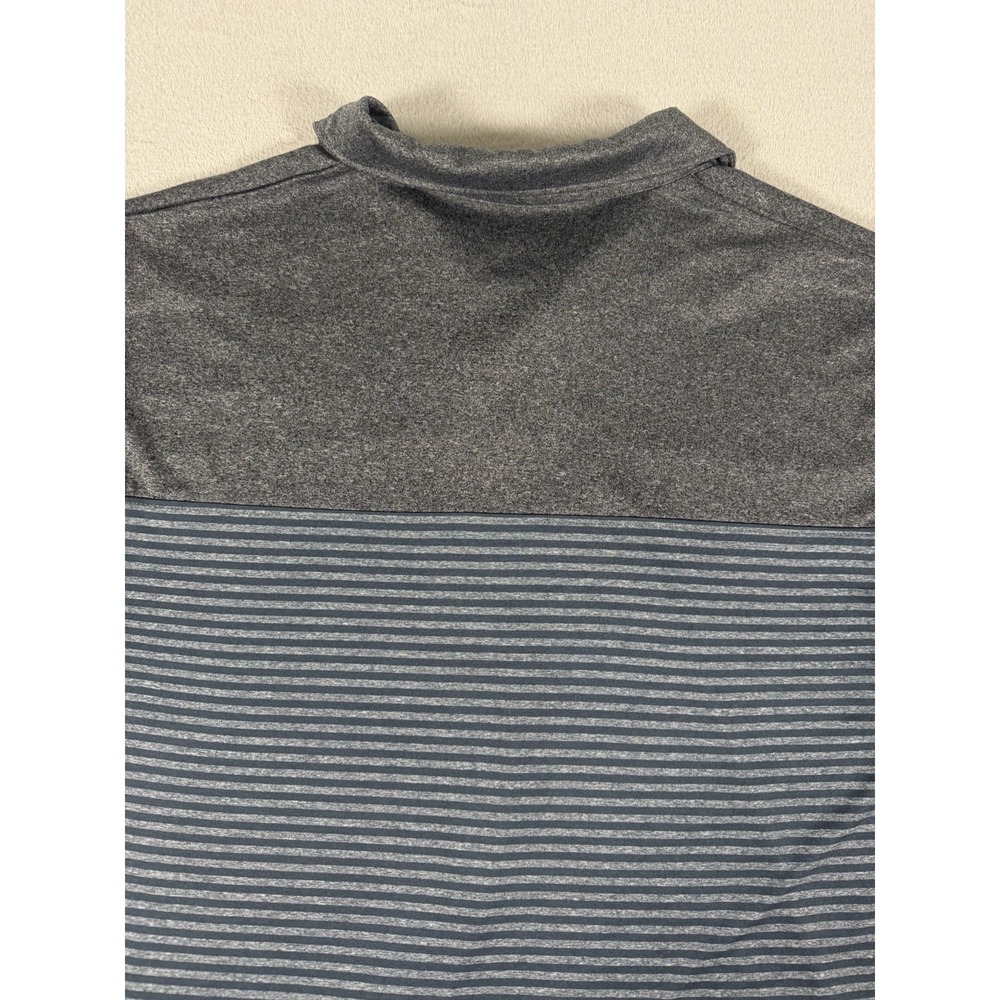 Champion Texas A&M Aggies Polo Shirt Mens XL Gray Striped Performance Golf - Picture 14 of 15